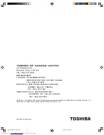 Предварительный просмотр 36 страницы Toshiba 26AF45C Owner'S Manual