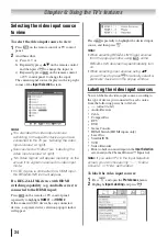 Preview for 34 page of Toshiba 26AV502 Owner'S Manual