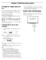 Preview for 19 page of Toshiba 26AV502R - 26" LCD TV Owner'S Manual