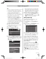 Предварительный просмотр 25 страницы Toshiba 26C100U1 Owner'S Manual