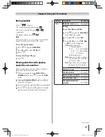 Предварительный просмотр 47 страницы Toshiba 26C100U1 Owner'S Manual