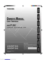 Preview for 1 page of Toshiba 26DF56 Owner'S Manual