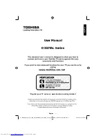 Предварительный просмотр 2 страницы Toshiba 26DL933B Owner'S Manual