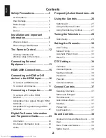 Preview for 2 page of Toshiba 26EL83*B Series User Manual