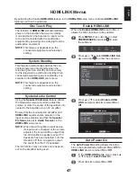 Предварительный просмотр 47 страницы Toshiba 26EL833G Owner'S Manual