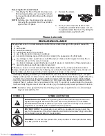 Preview for 7 page of Toshiba 26EL83G Manual