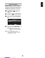 Preview for 33 page of Toshiba 26EL83G Manual