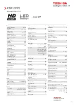 Preview for 2 page of Toshiba 26EL933 Specifications