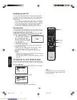 Предварительный просмотр 20 страницы Toshiba 26HF66 Owner'S Manual