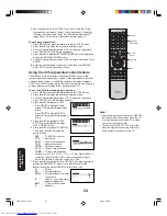 Предварительный просмотр 24 страницы Toshiba 26HF66 Owner'S Manual