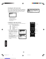 Предварительный просмотр 28 страницы Toshiba 26HF66 Owner'S Manual