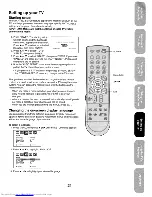 Preview for 21 page of Toshiba 26HF84 Owner'S Manual