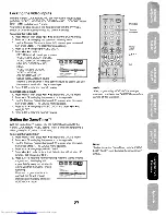 Preview for 27 page of Toshiba 26HF84 Owner'S Manual