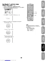 Preview for 33 page of Toshiba 26HF84 Owner'S Manual