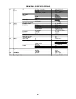 Preview for 4 page of Toshiba 26HF84 Service Manual