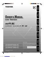 Toshiba 26HF86C Owner'S Manual preview