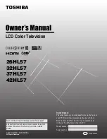 Toshiba 26HL57 Owner'S Manual preview