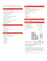 Предварительный просмотр 2 страницы Toshiba 26HL67 - 26" LCD TV Specifications