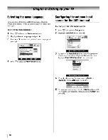 Предварительный просмотр 18 страницы Toshiba 26HLV66 - 26" LCD TV Operating Manual