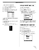 Предварительный просмотр 21 страницы Toshiba 26HLV66 - 26" LCD TV Operating Manual