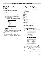 Предварительный просмотр 23 страницы Toshiba 26HLV66 - 26" LCD TV Operating Manual