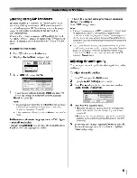 Предварительный просмотр 33 страницы Toshiba 26HLV66 - 26" LCD TV Operating Manual