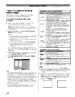 Предварительный просмотр 36 страницы Toshiba 26HLV66 - 26" LCD TV Operating Manual