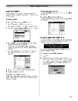 Предварительный просмотр 37 страницы Toshiba 26HLV66 - 26" LCD TV Operating Manual