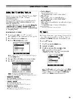 Предварительный просмотр 39 страницы Toshiba 26HLV66 - 26" LCD TV Operating Manual