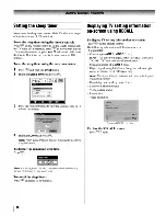 Предварительный просмотр 40 страницы Toshiba 26HLV66 - 26" LCD TV Operating Manual