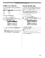 Предварительный просмотр 43 страницы Toshiba 26HLV66 - 26" LCD TV Operating Manual