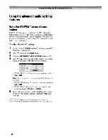 Предварительный просмотр 44 страницы Toshiba 26HLV66 - 26" LCD TV Operating Manual