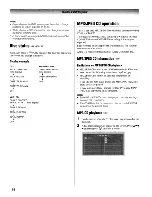 Предварительный просмотр 58 страницы Toshiba 26HLV66 - 26" LCD TV Operating Manual