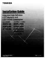 Предварительный просмотр 72 страницы Toshiba 26HLV66 - 26" LCD TV Operating Manual