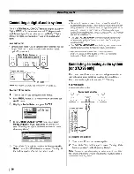 Предварительный просмотр 87 страницы Toshiba 26HLV66 - 26" LCD TV Operating Manual