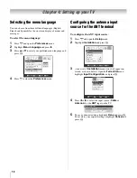 Предварительный просмотр 18 страницы Toshiba 26HLV66 - 26" LCD TV Operation Manual