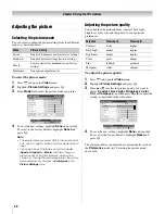 Предварительный просмотр 30 страницы Toshiba 26HLV66 - 26" LCD TV Operation Manual