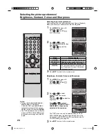 Предварительный просмотр 24 страницы Toshiba 26W300P Operating Instructions Manual