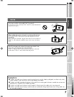 Preview for 7 page of Toshiba 26WL36P Owner'S Manual