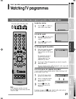 Preview for 21 page of Toshiba 26WL36P Owner'S Manual