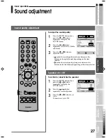 Preview for 27 page of Toshiba 26WL36P Owner'S Manual