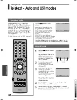 Preview for 36 page of Toshiba 26WL36P Owner'S Manual