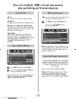 Preview for 13 page of Toshiba 26WL46 Series Owner'S Manual