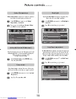 Preview for 16 page of Toshiba 26WL46 Series Owner'S Manual