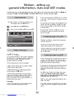 Preview for 19 page of Toshiba 26WL46 Series Owner'S Manual