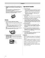 Предварительный просмотр 6 страницы Toshiba 26WL66A Owner'S Manual