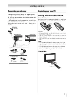 Предварительный просмотр 7 страницы Toshiba 26WL66A Owner'S Manual