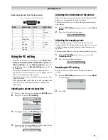 Предварительный просмотр 27 страницы Toshiba 26WL66A Owner'S Manual