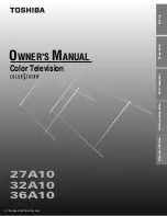 Toshiba 27A10 Owner'S Manual preview