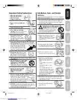 Preview for 3 page of Toshiba 27A14 Owner'S Manual